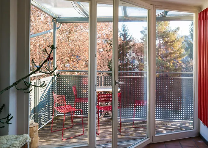 Apartment Urbanes Design-Apartment für große Gruppen mit 2 Balkonen Graz